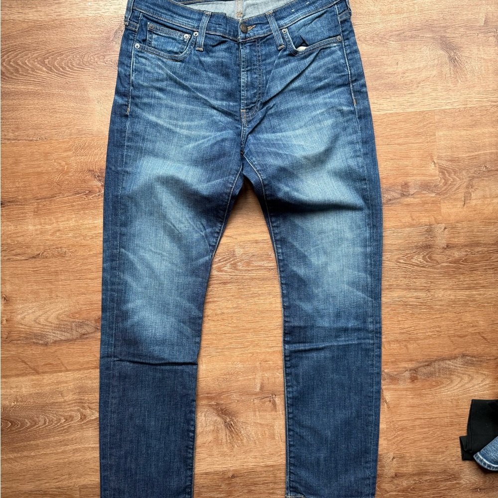 Madewell Slim Straight Men's Jeans in Faded Blue Wash
